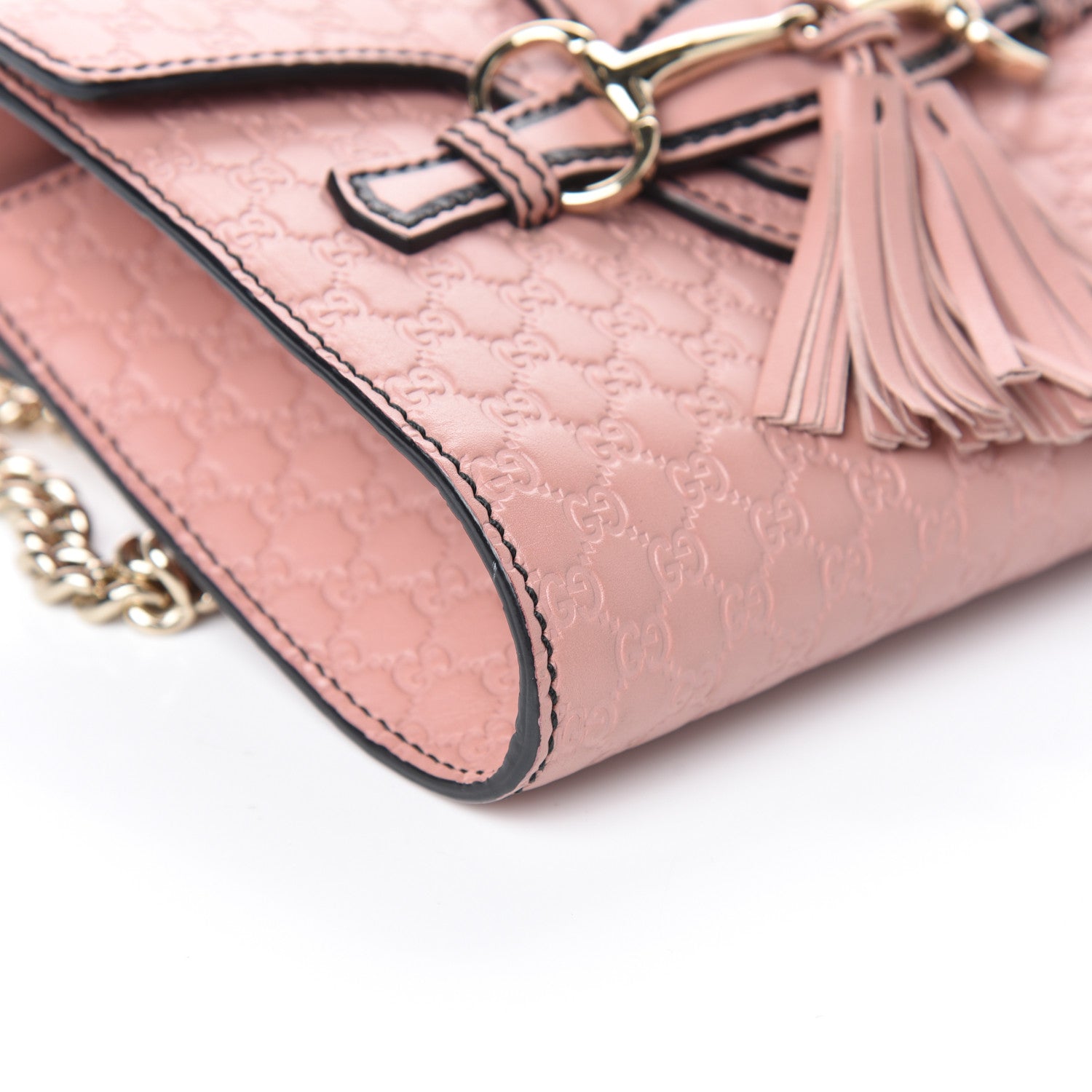 Gucci Microguccissima Mini Emily Shoulder Bag Soft Pink 8 of 10