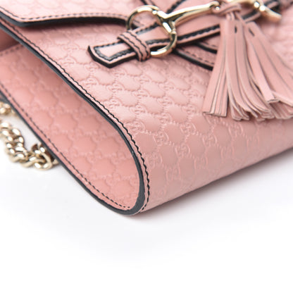 Gucci Microguccissima Mini Emily Shoulder Bag Soft Pink 8 of 10