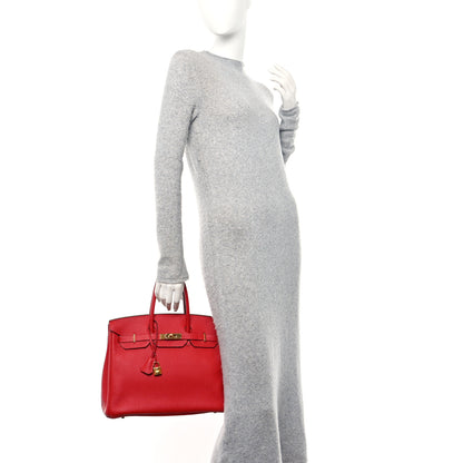 Hermes Togo Birkin 35 Rouge Casaque 2 of 15