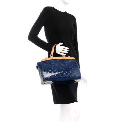 Louis Vuitton Vernis Brea MM Grand Blue 3 of 8