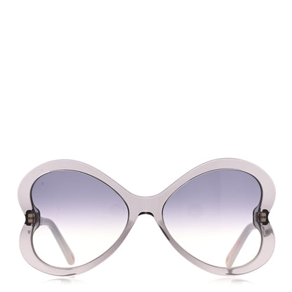 Chloe Acetate Heart Sunglasses CE764S Grey 2 of 7