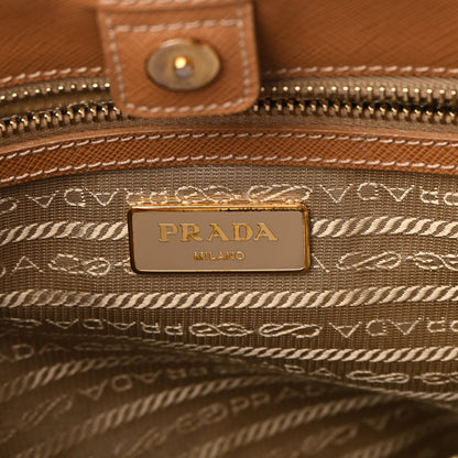Prada Saffiano Lux Medium Tote Caramel 6 of 18