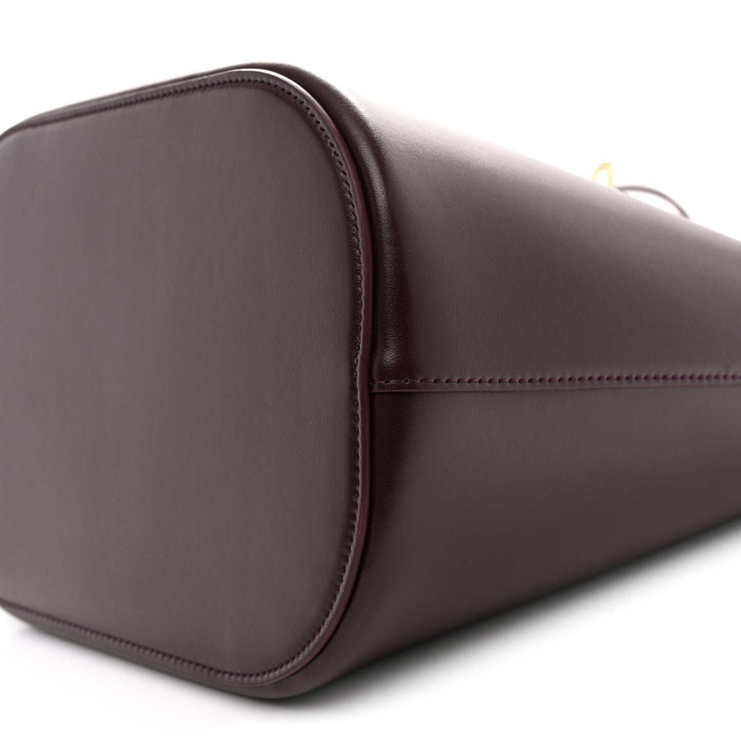 Smooth Calfskin Triomphe Medium Louise Bag Deep Burgundy
