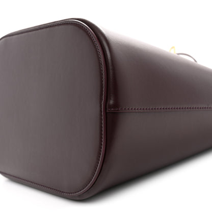 Celine Smooth Calfskin Triomphe Medium Louise Bag Deep Burgundy 10 of 10