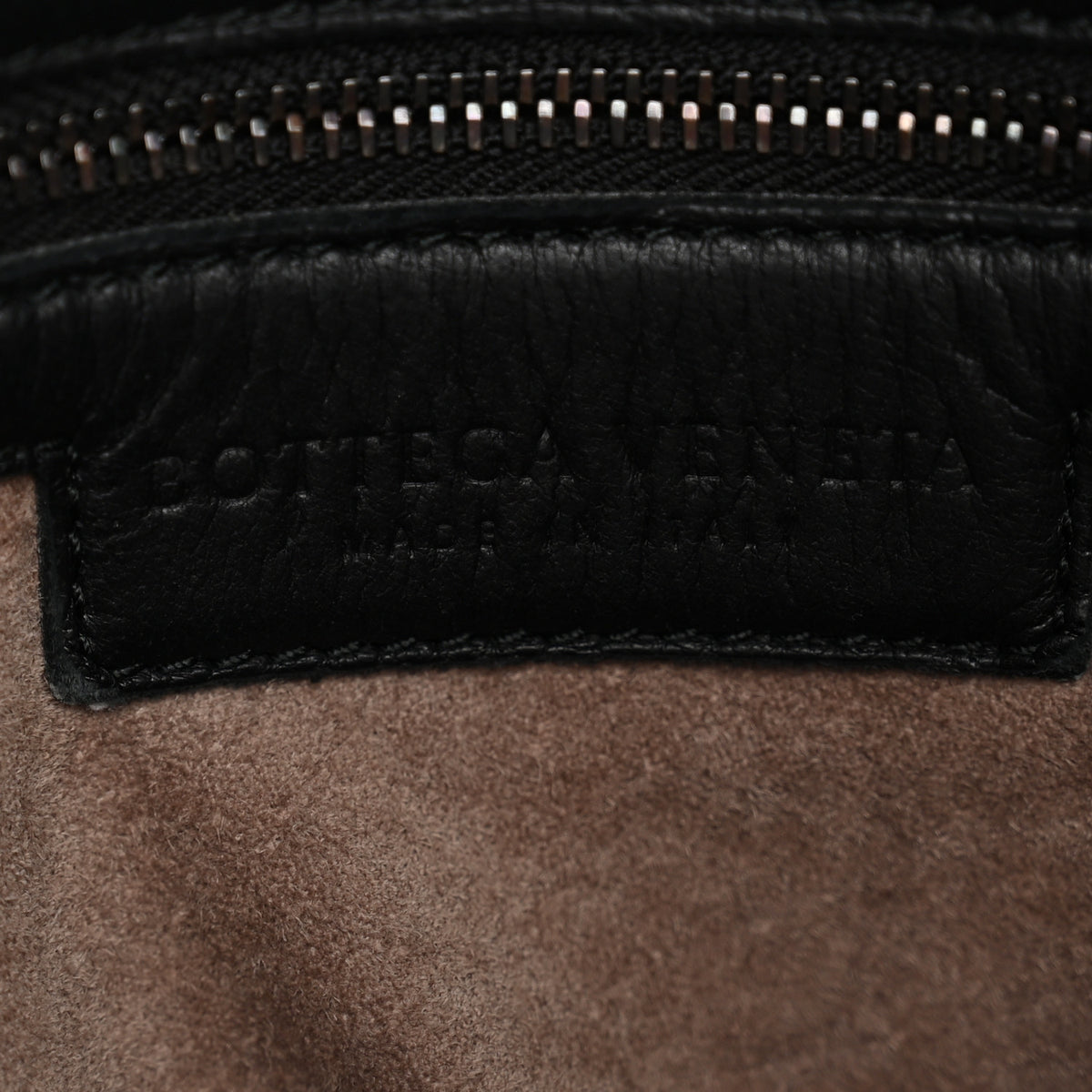 Nappa Intrecciato Large Veneta Hobo Black