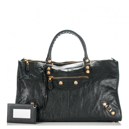 Balenciaga Agneau Giant 12 Gold Hardware Work Gris Fossile 1 of 7