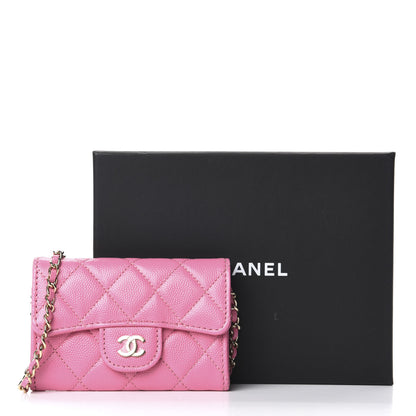 Chanel Caviar Quilted Belt Bag Pink 11 of 11