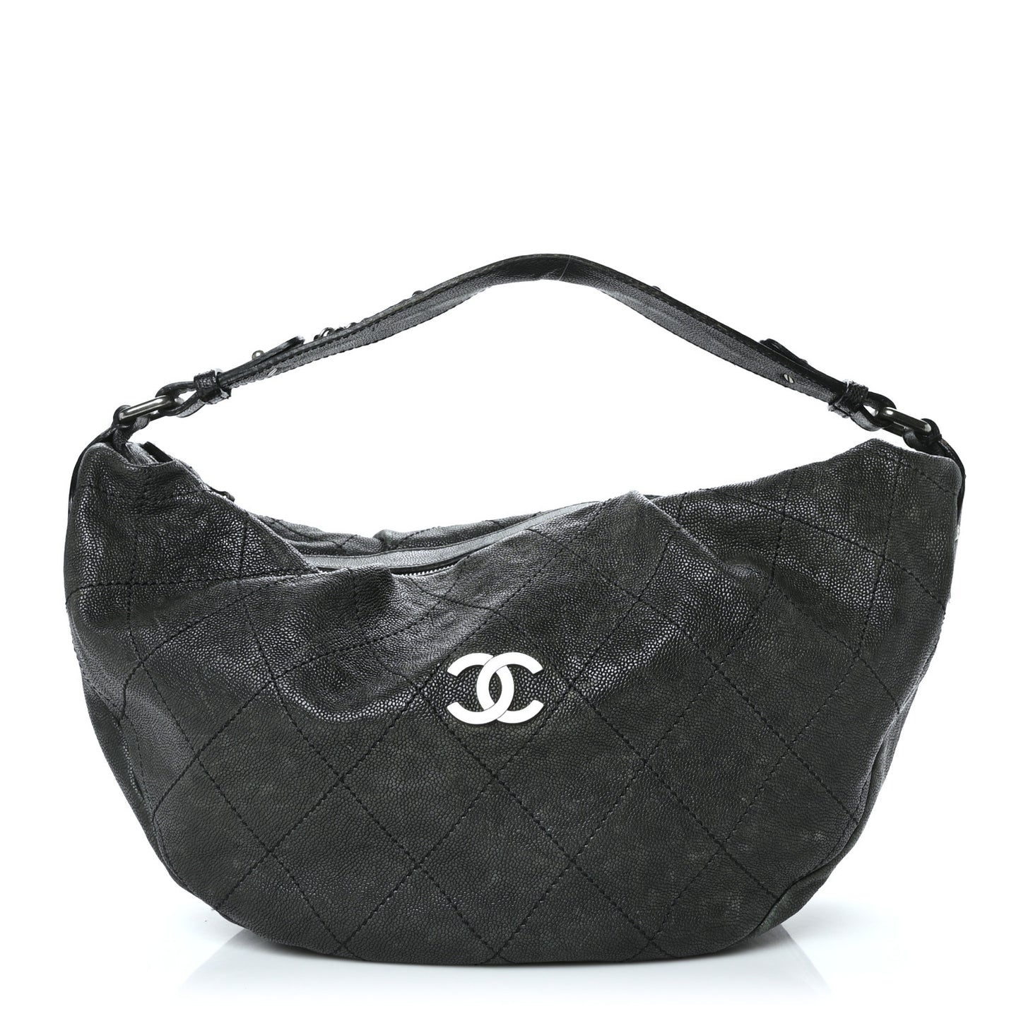 Caviar Outdoor Ligne Large Hobo Black