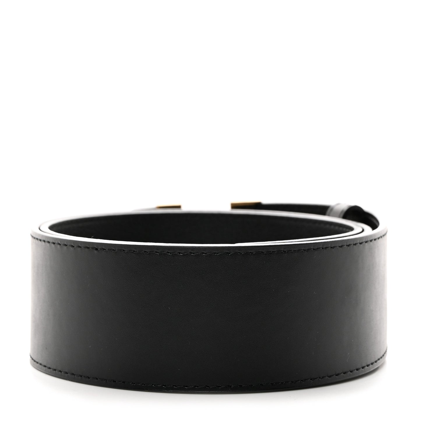 Calfskin 45mm LV Capucine Initiales Belt 80 32 Black