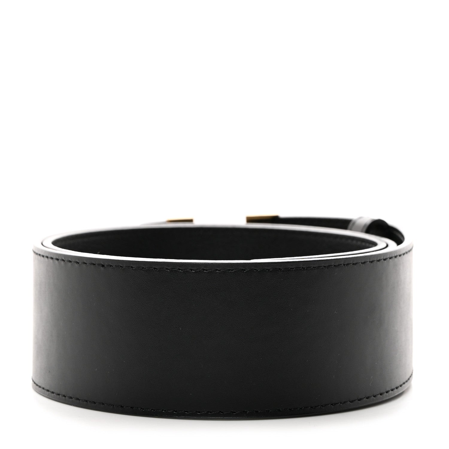 Louis Vuitton Calfskin 45mm LV Capucine Initiales Belt 80 32 Black 2 of 9