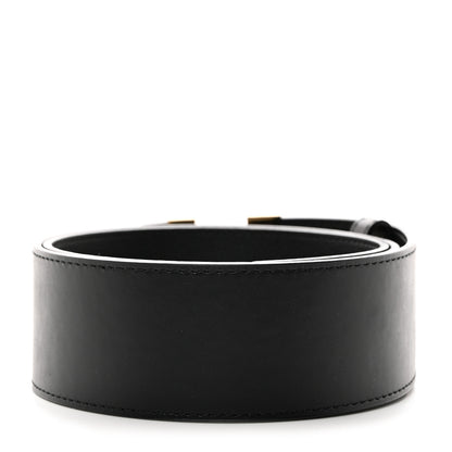 Louis Vuitton Calfskin 45mm LV Capucine Initiales Belt 80 32 Black 2 of 9