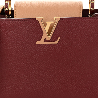 Louis Vuitton Taurillon Belted Capucines BB Bordeaux Arizona 7 of 9