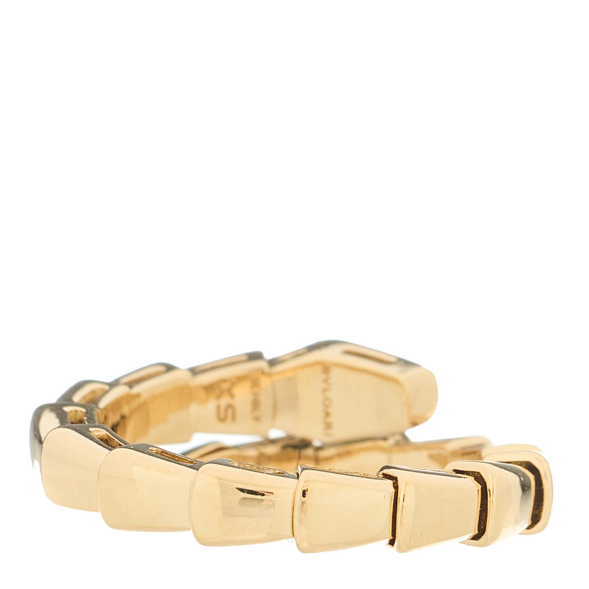 Bulgari 18K Rose Gold Serpenti Viper Ring XS 3 of 5