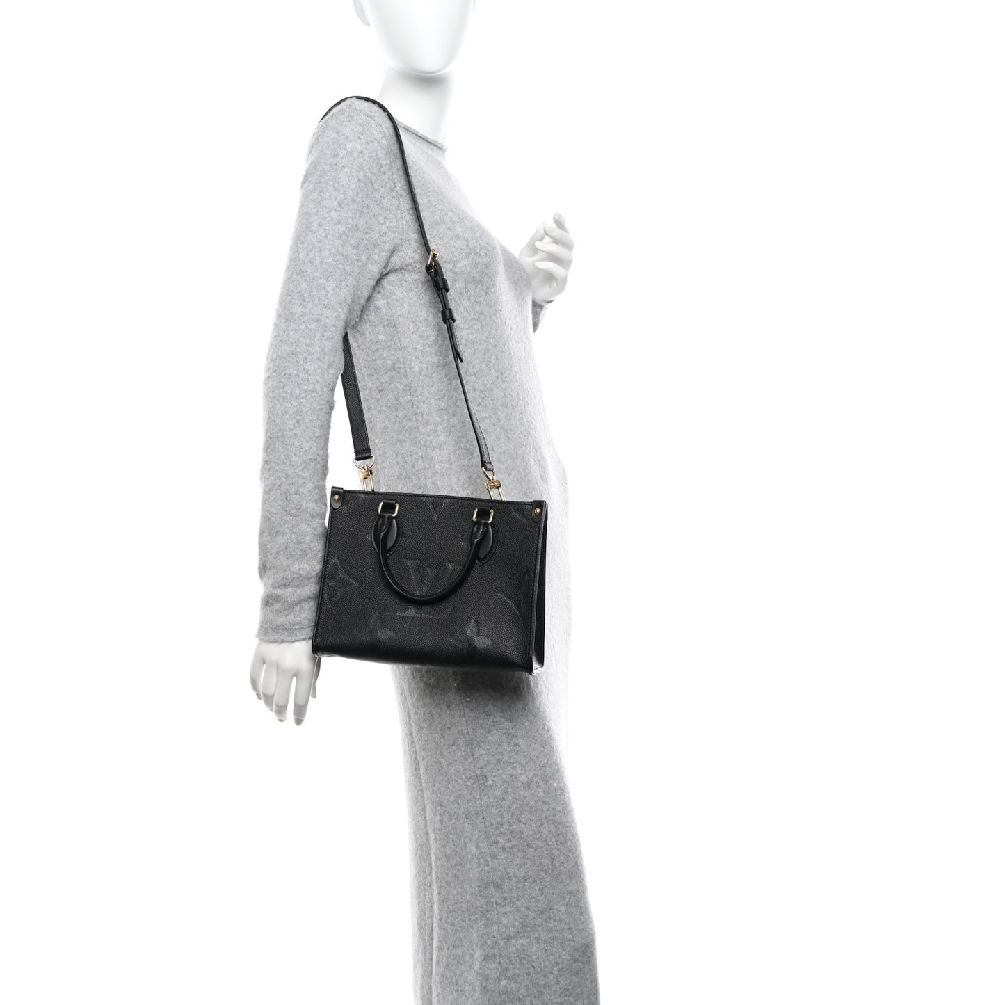 LOUIS VUITTON Empreinte Monogram Giant Onthego PM Black