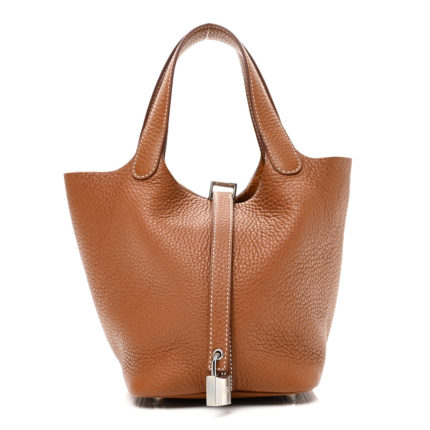 Hermes Taurillon Clemence Picotin Lock 18 PM Gold 1 of 11