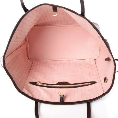 Louis Vuitton Damier Ebene Neo Neverfull MM Rose Ballerine 8 of 18