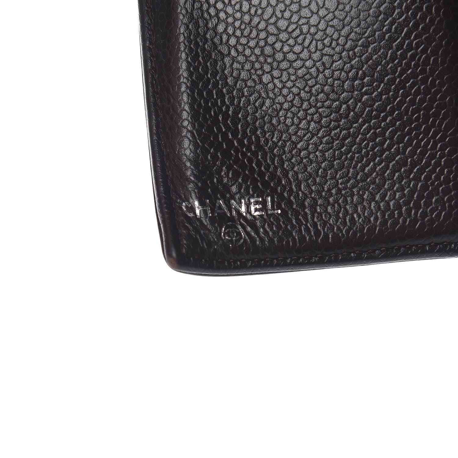 Chanel Caviar Timeless CC Yen Wallet Dark Brown 6 of 11