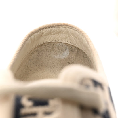 Christian Dior Canvas Oblique Walk 'N' Dior Low Top Sneakers 36 Deep Blue 12 of 14