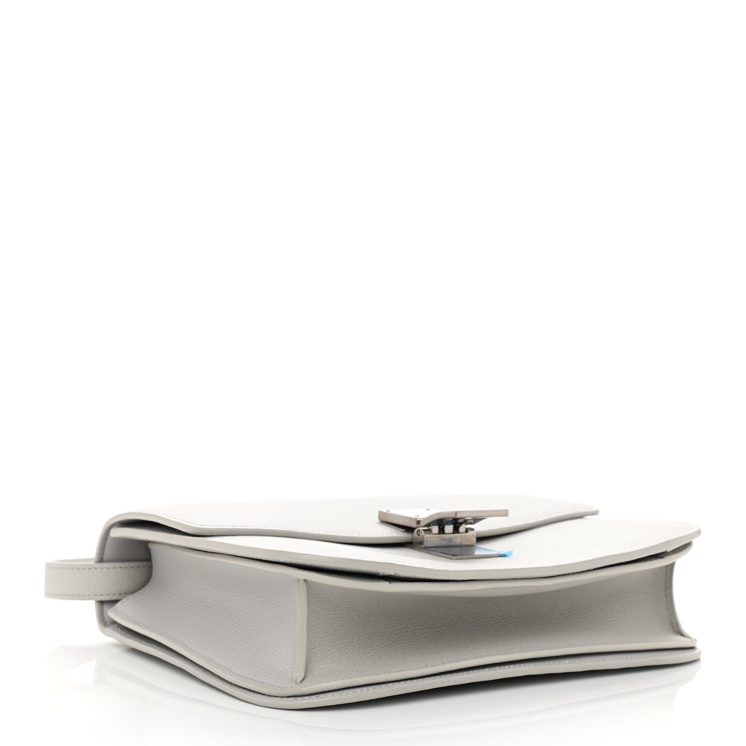 Celine Liege Calfskin Medium Classic Box Flap Bag Pale Grey 4 of 9