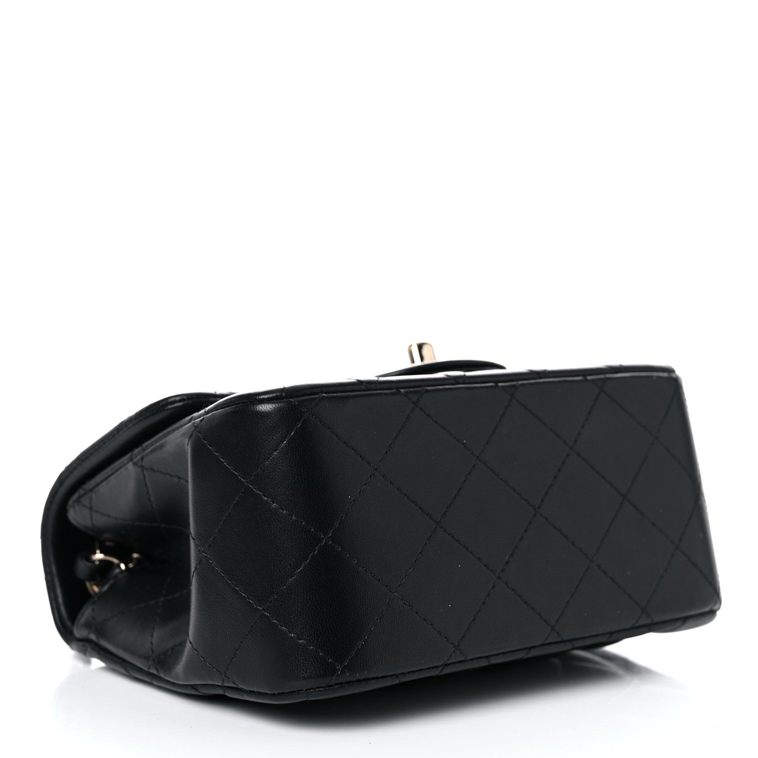 Chanel Lambskin Quilted Mini Square Flap Black 4 of 17