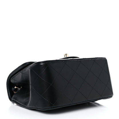 Chanel Lambskin Quilted Mini Square Flap Black 4 of 17