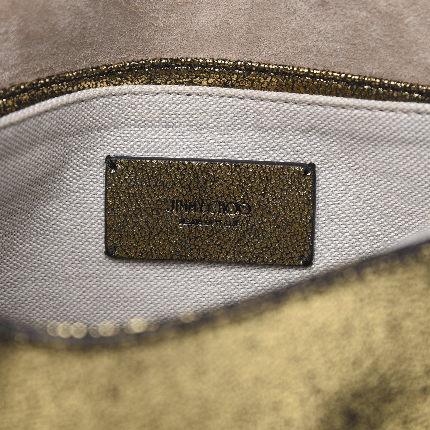 Metallic Goatskin Lexie S Crossbody Gold