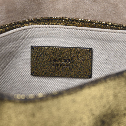 Jimmy Choo Metallic Goatskin Lexie S Crossbody Gold 6 of 9