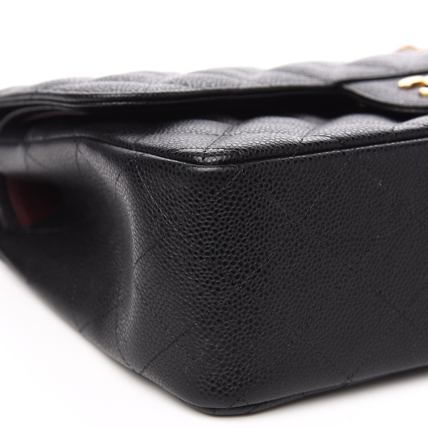 Chanel Caviar Quilted Jumbo Double Flap Black 8 of 9