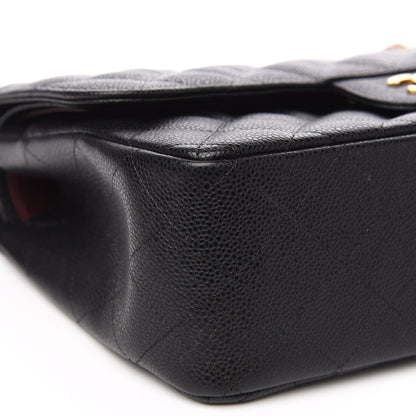 Chanel Caviar Quilted Jumbo Double Flap Black 8 of 9