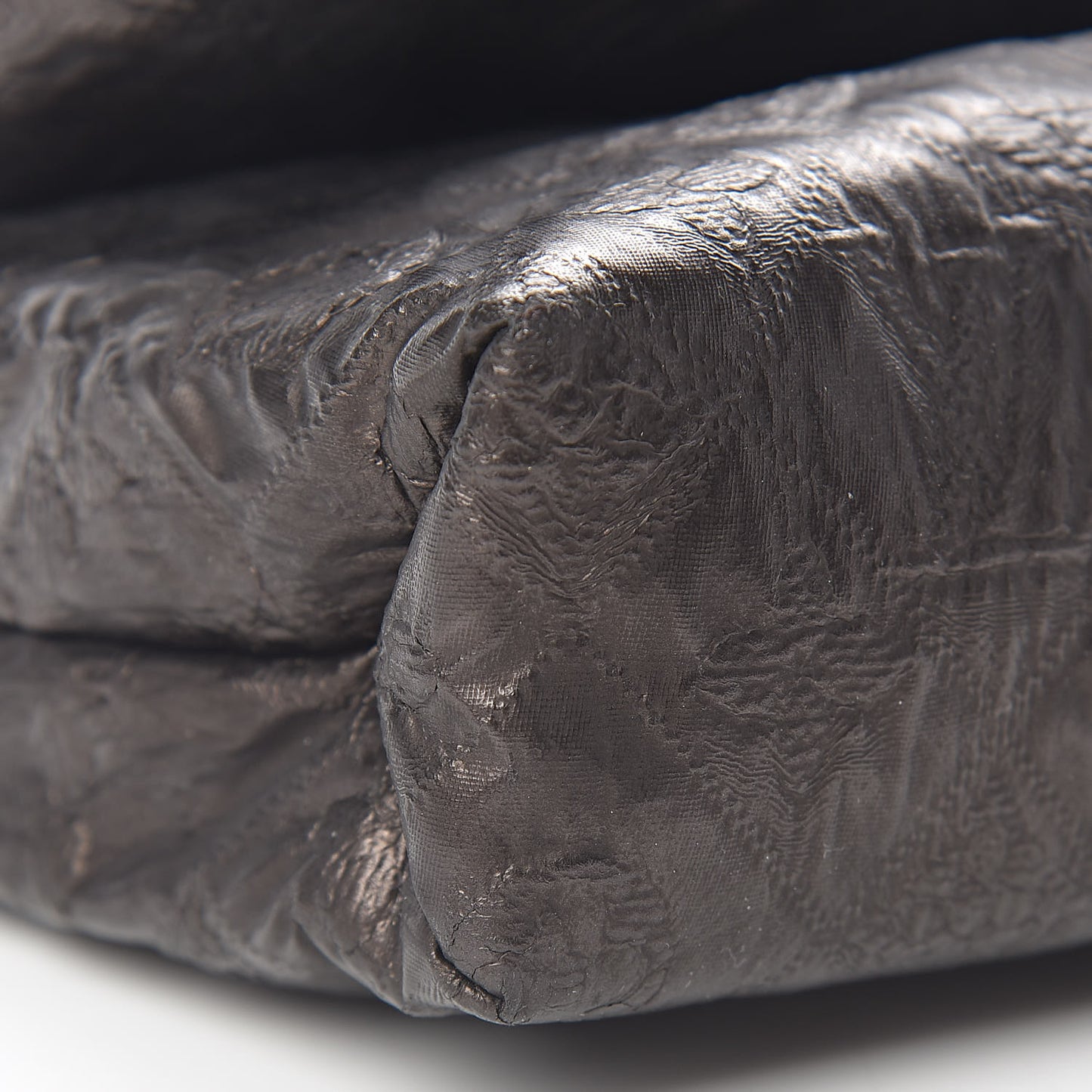 Jacquard Quilted Monogram Limelight Clutch PM Black