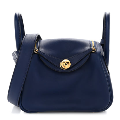 Hermes Swift Mini Lindy 20 Bleu Saphir 1 of 10