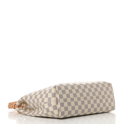 Louis Vuitton Damier Azur Graceful PM Rose Ballerine 4 of 11