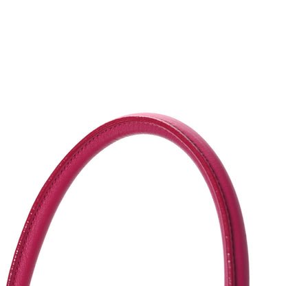 Saint Laurent Calfskin Medium Classic Y Cabas Fuchsia 10 of 11