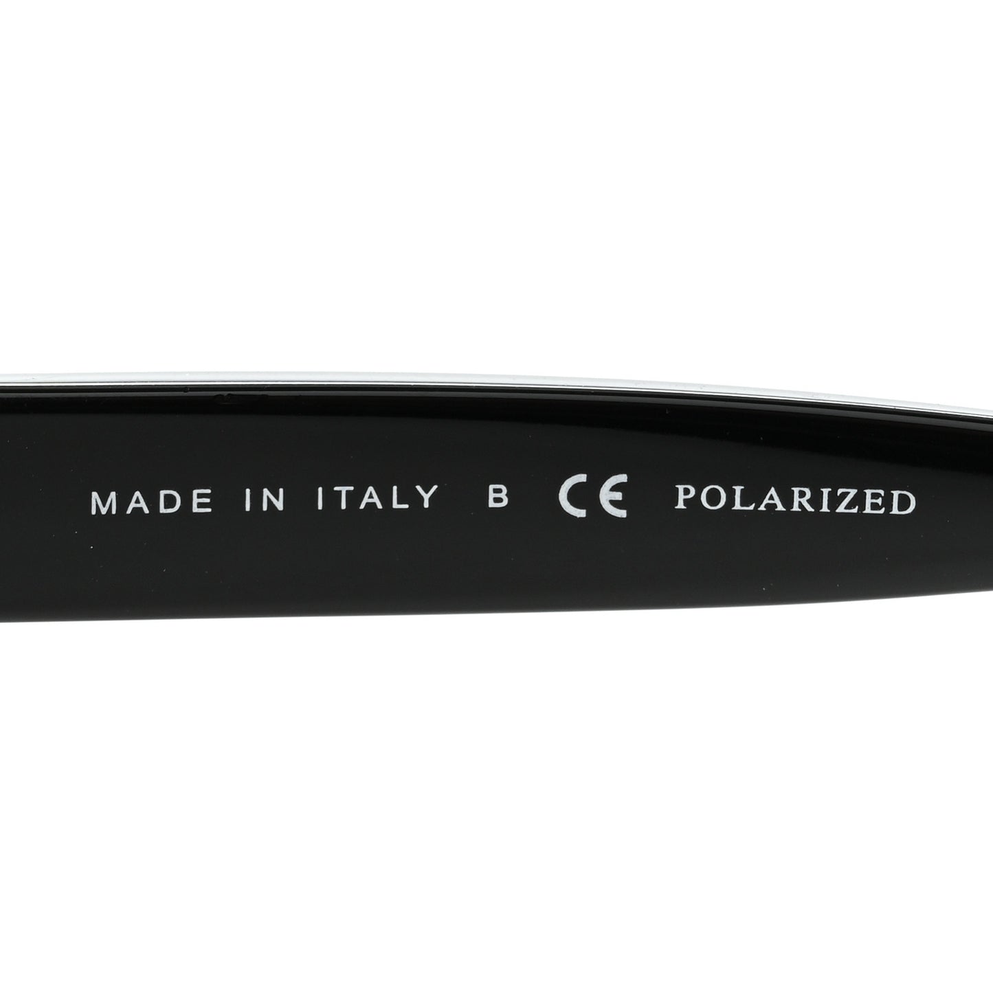 Acetate Polarized Square CC Sunglasses 5380-A  Black