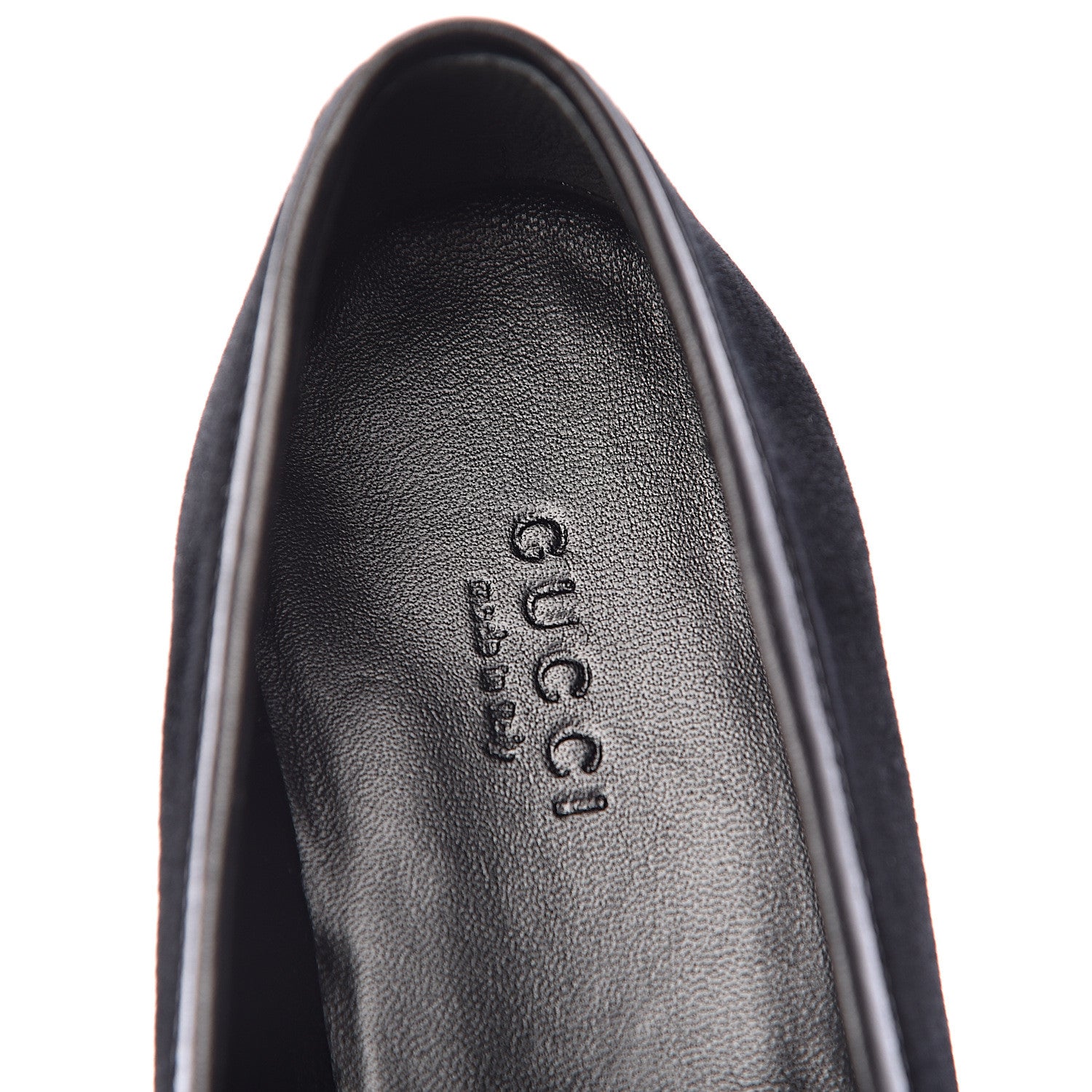 Gucci Velvet Horsebit Womens Jordaan Loafers 36 Black 5 of 9