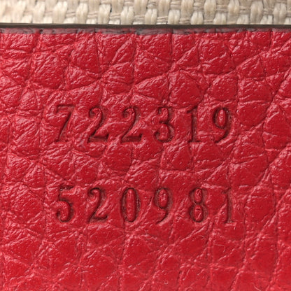 Gucci Pebbled Calfskin Small Soho Disco Bag Vibrant Red 7 of 12