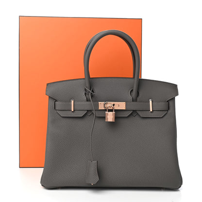 Hermes Togo Birkin 30 Etain 10 of 10