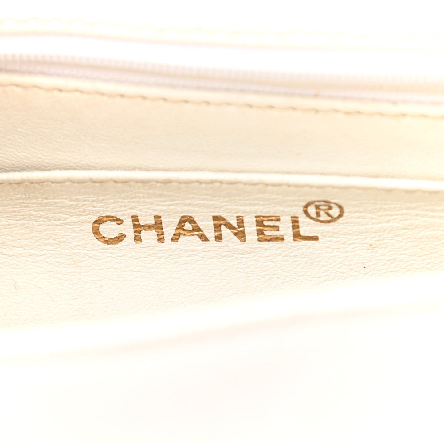 Caviar Quilted Flap Shoulder Bag White