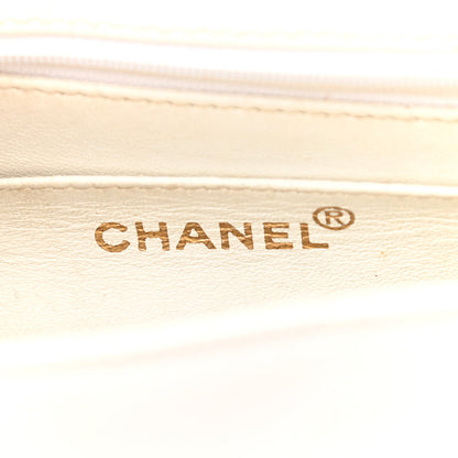 Chanel Caviar Quilted Flap Shoulder Bag White 6 of 14