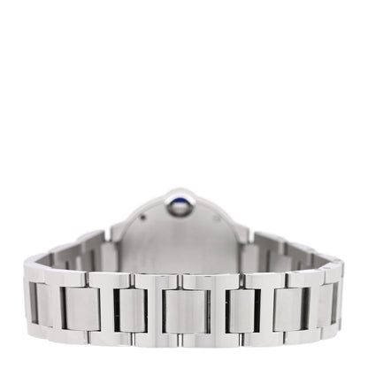 Cartier Stainless Steel Diamond Bezel 28mm Ballon Bleu De Cartier Quartz Watch 5 of 10