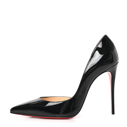 Christian Louboutin Patent Iriza 100 Pumps 38 Black 1 of 8