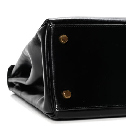 Hermes Box Kelly Retourne 28 Black 5 of 8
