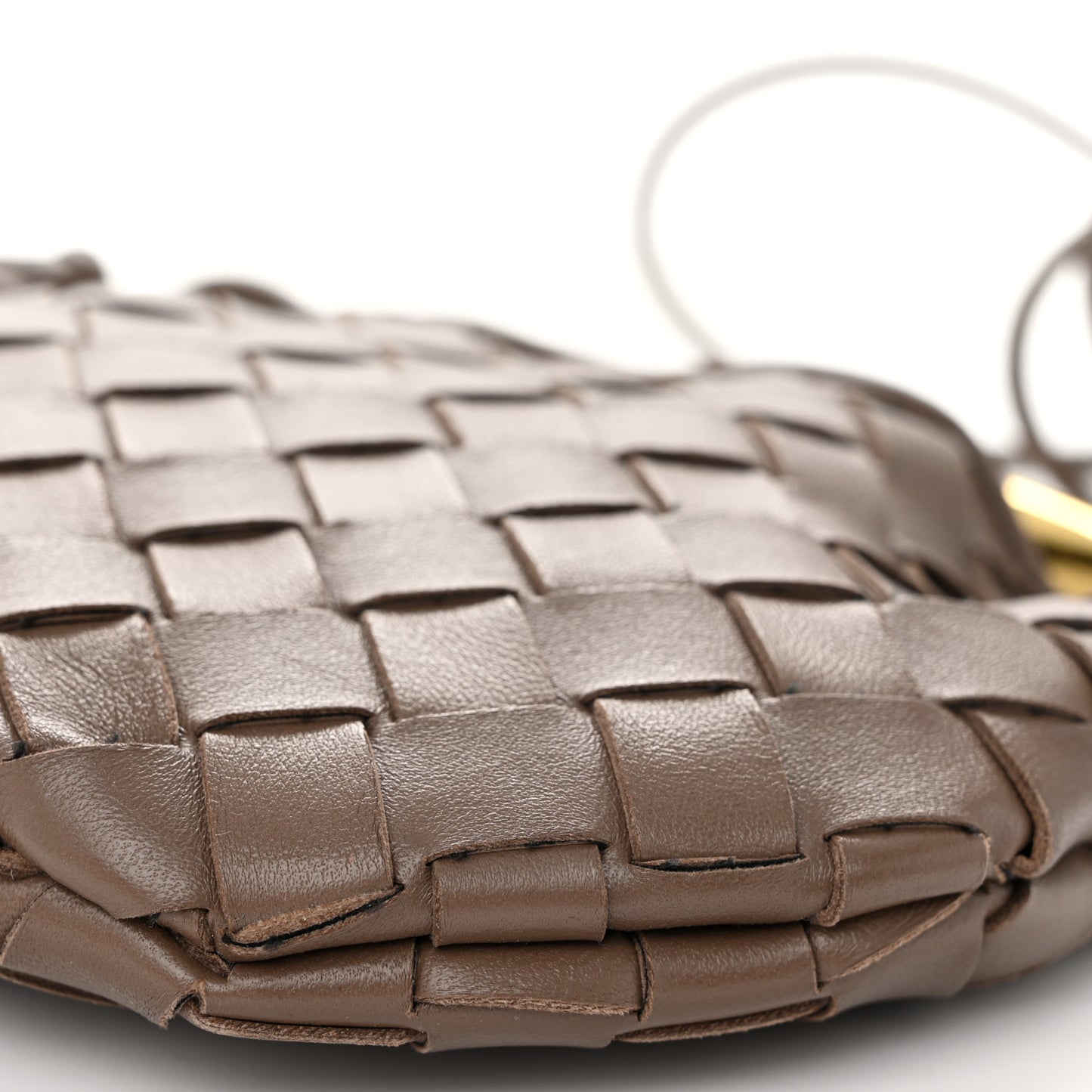 Nappa Intrecciato Mini Sardine Bag Taupe Grey