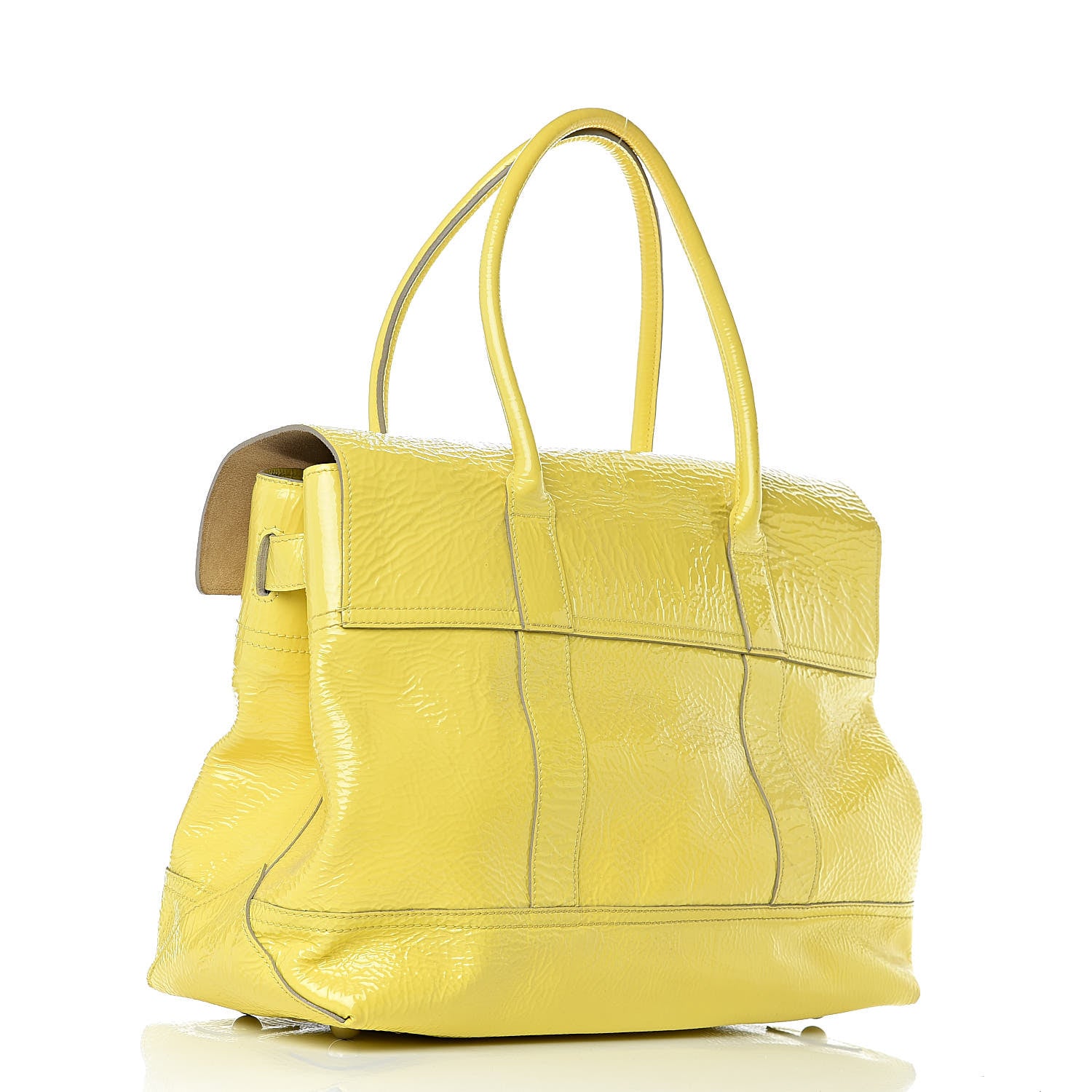 Mulberry Spongy Patent Holiday Bayswater Lemon Sherbet 3 of 16