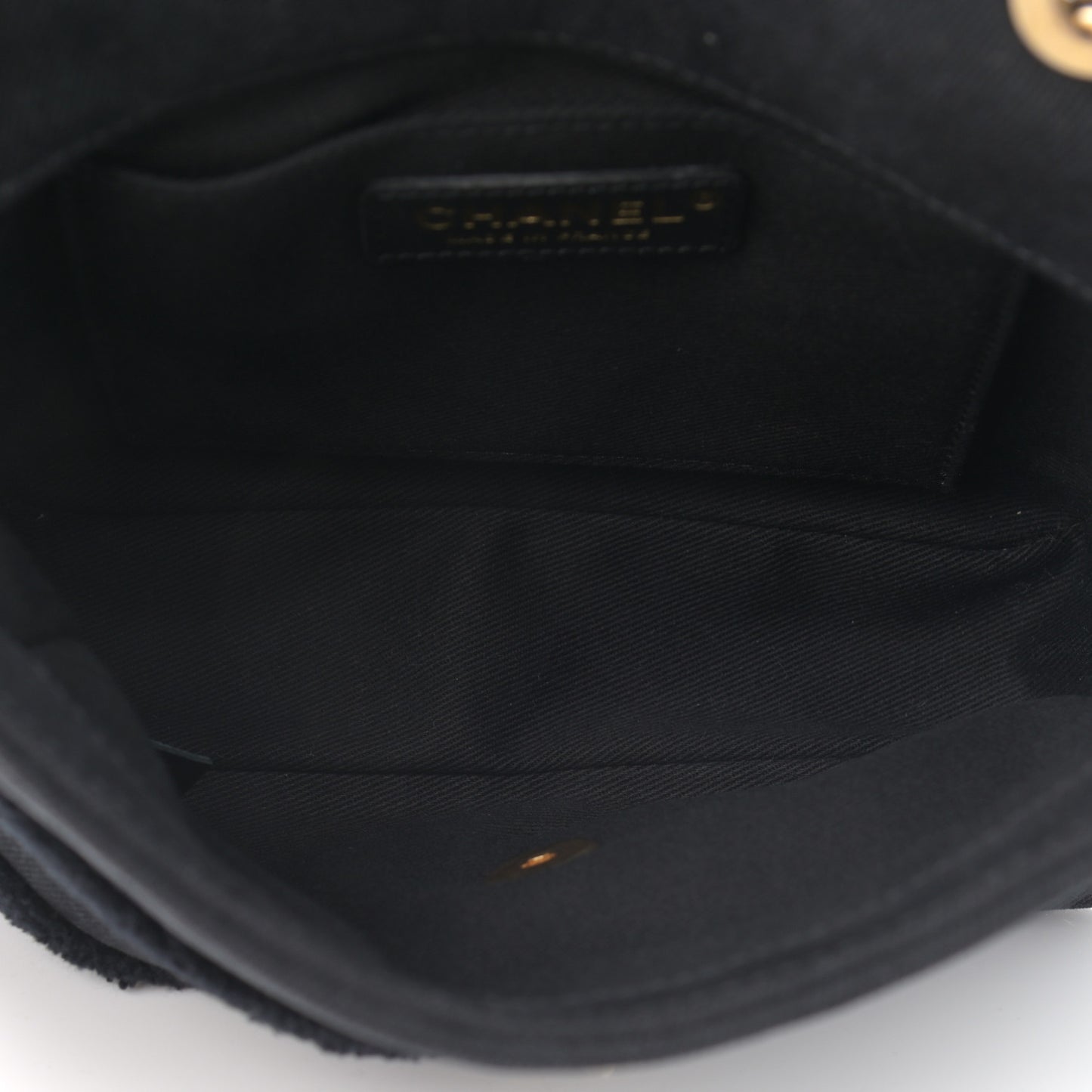 Denim Coco Flap Black