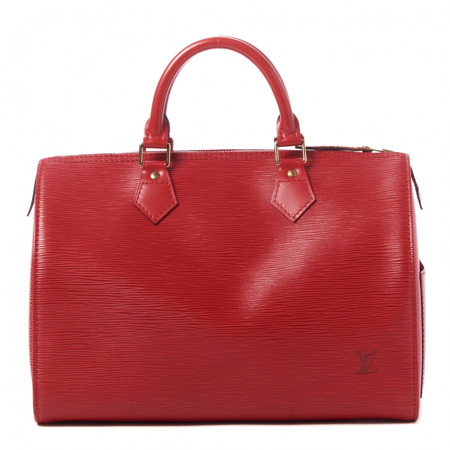 Louis Vuitton Epi Speedy 30 Castillan Red 1 of 9