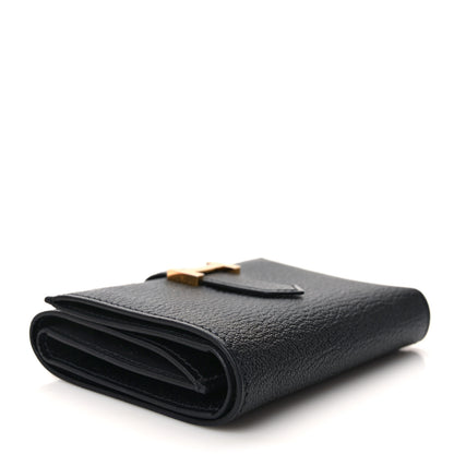 Hermes Epsom Tri-Fold Compact Bearn Wallet Black 4 of 9