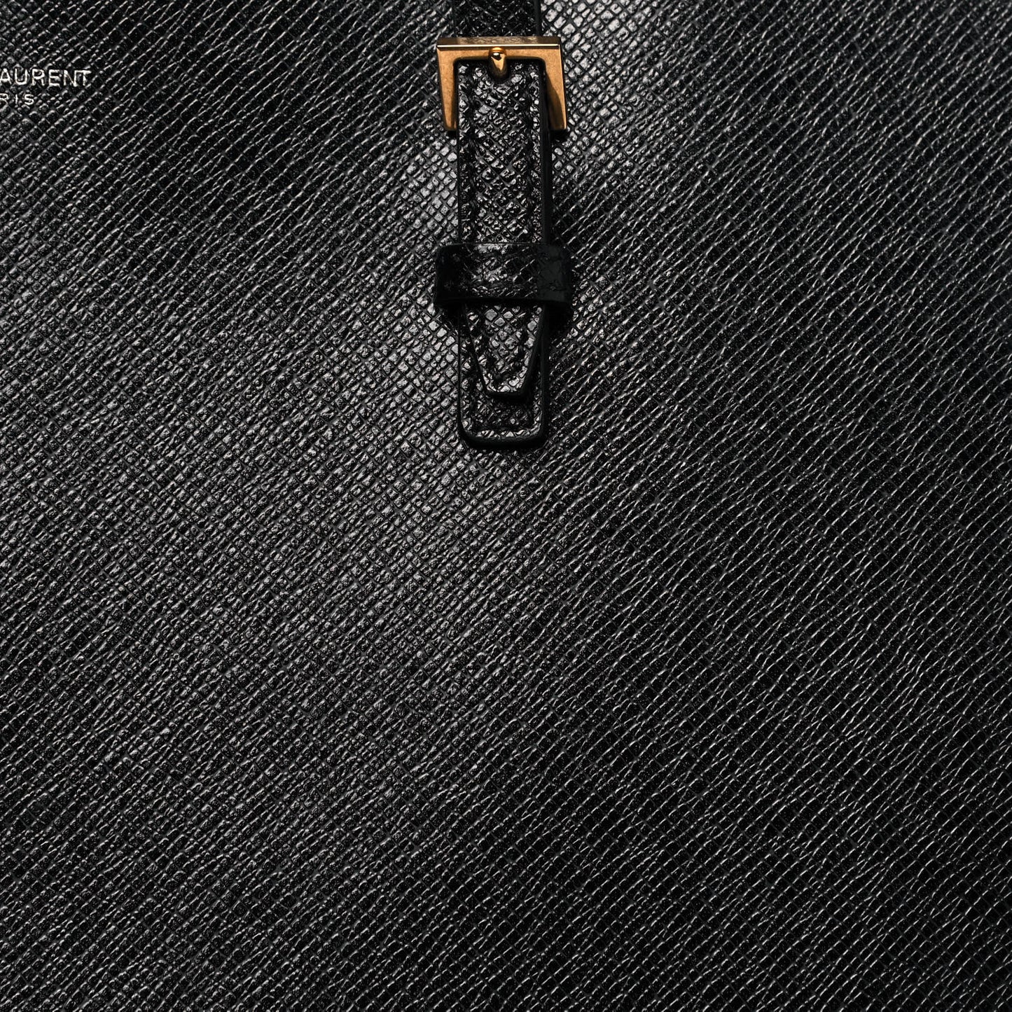 Calfskin Large Shopping Tote Black