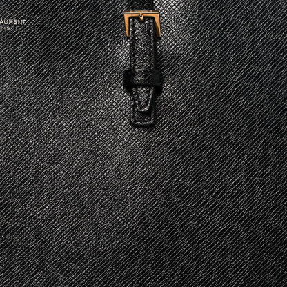 Saint Laurent Calfskin Large Shopping Tote Black 7 of 13