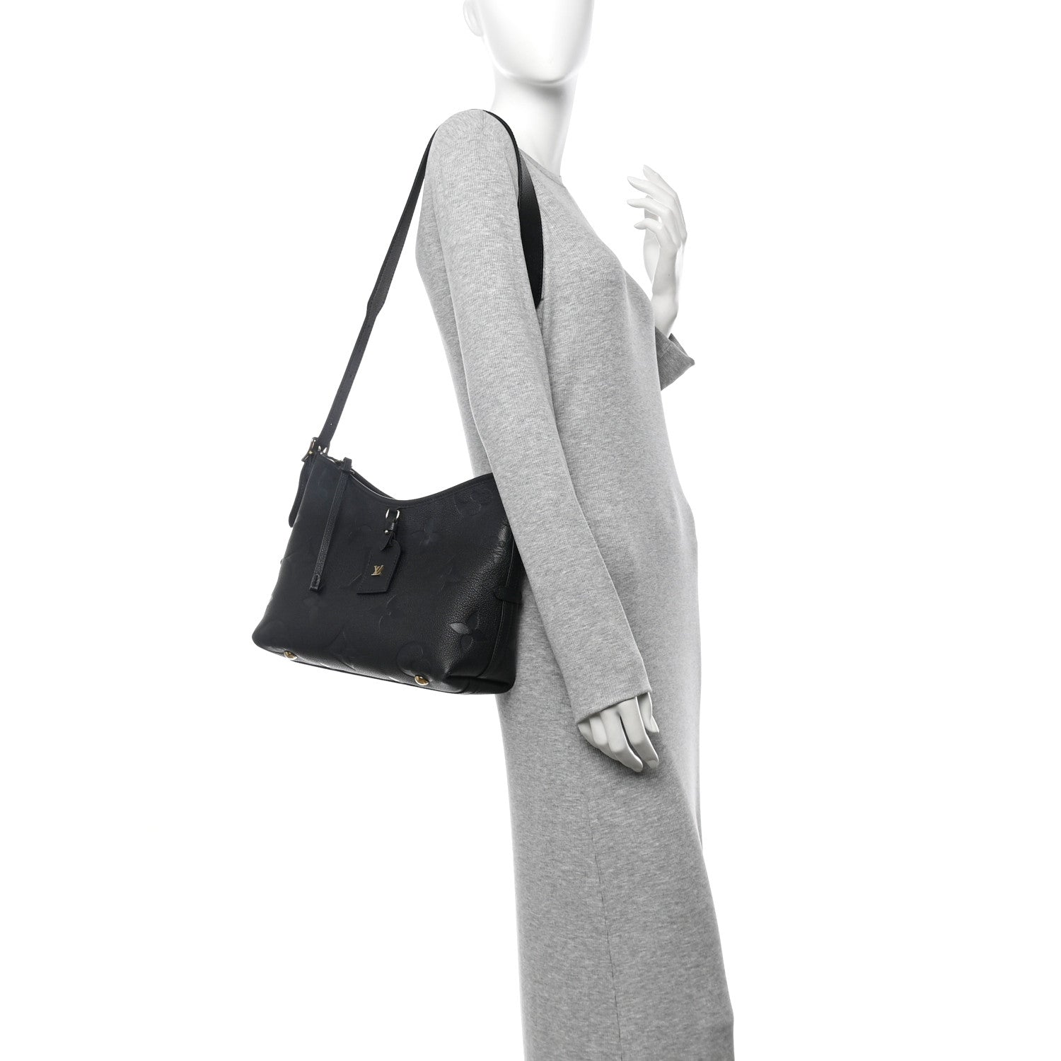 Louis Vuitton Empreinte Carryall PM Black 2 of 9